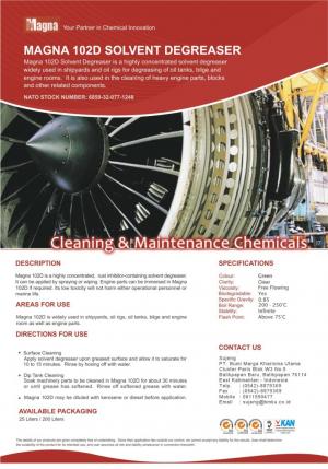 Magna 102D Solvent Degreaser